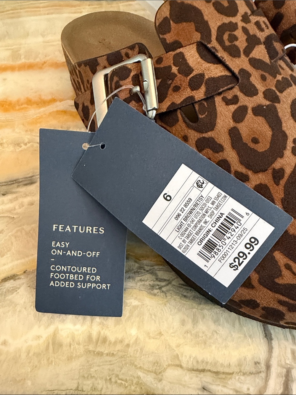 Universal Thread Leopard Print Mule / Clogs - Picture 4 of 5
